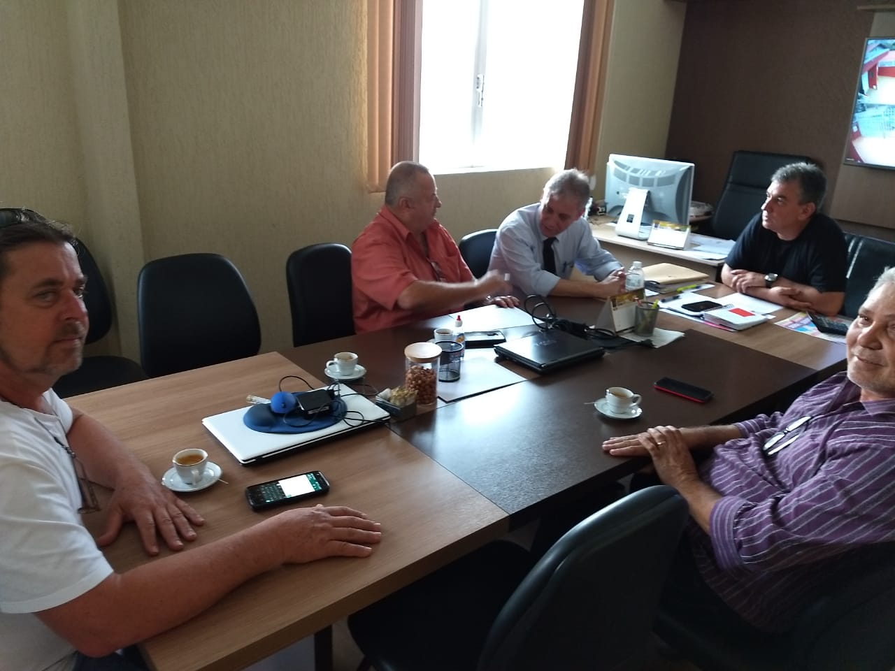 Diretores da Fesspmesp visitam Sindicato dos Servidores de Jundiaí para debater necessidades do funcionalismo municipal