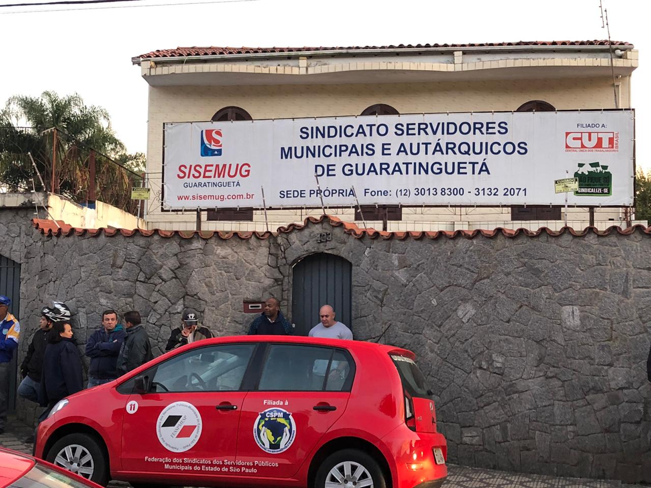 Equipe de eleição da FESSPMESP coordenada por Cláudio Aparecido dos Santos (Ted) está em Guaratinguetá onde inicia o processo eleitoral do Sindicato dos Servidores da cidade